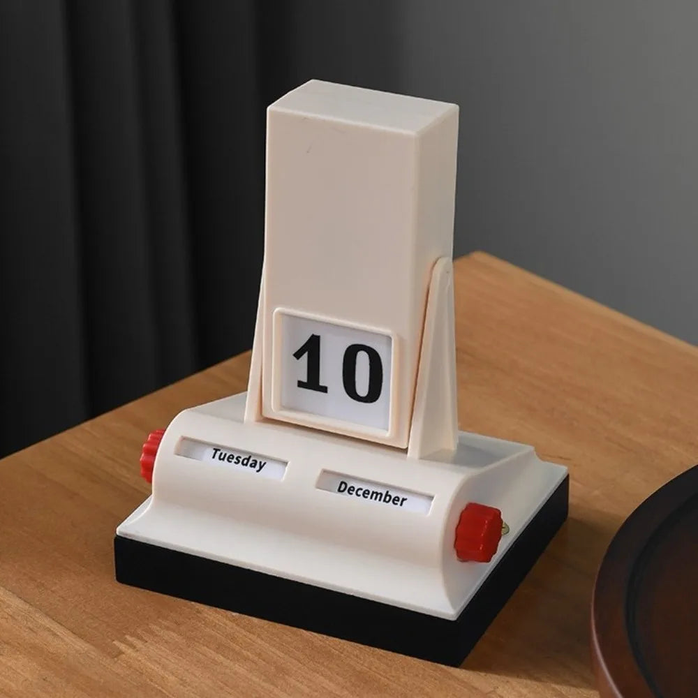 NordicFlip Retro Rotating Desk Calendar