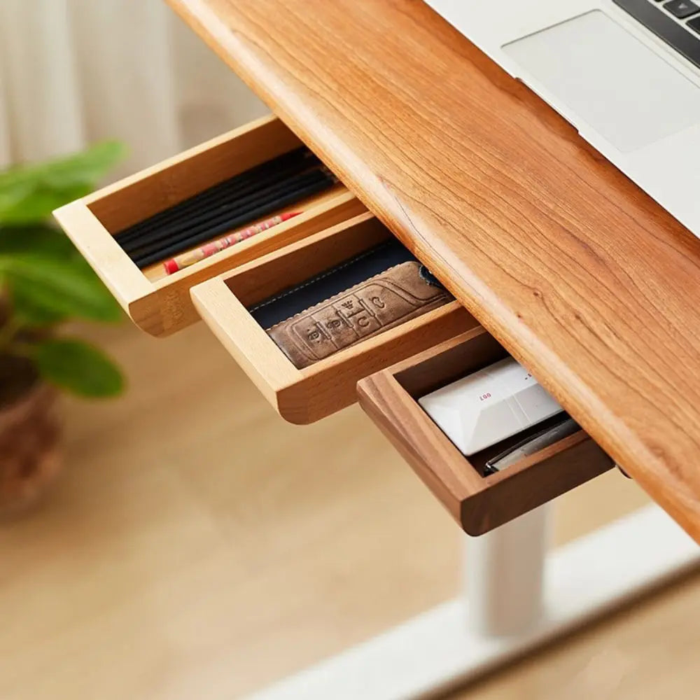 Adhesive Under-Desk Storage Tray