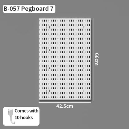 No-Holes Wall Pegboard Organizer