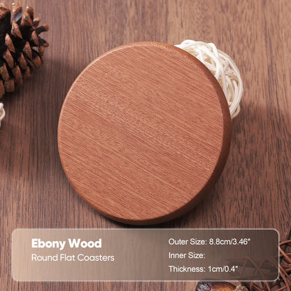 Solid Wood Round Coaster