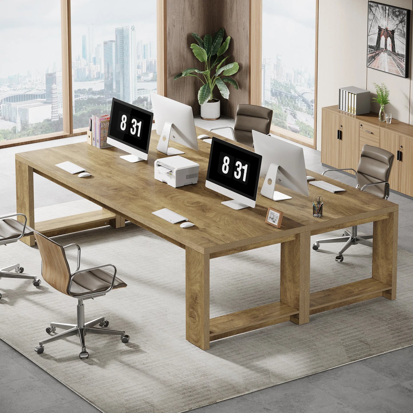 Somerset Dual-Workstation Desk