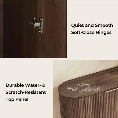 Thackery Fluted Walnut Sideboard