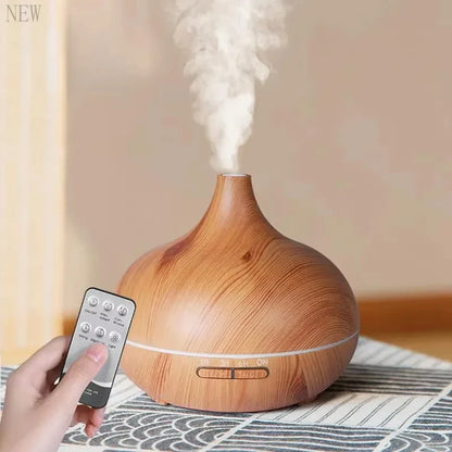 Wood Grain Aroma Diffuser & Humidifier