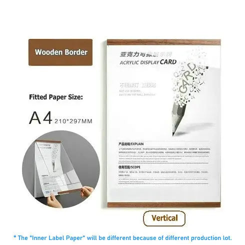 Magnetic Acrylic Photo Frame, Adhesive Mount