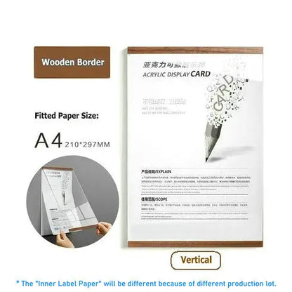Magnetic Acrylic Photo Frame, Adhesive Mount