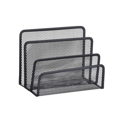 Black Mesh Desk Letter Tray