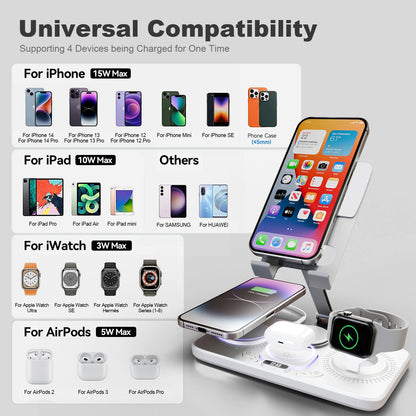 7-in-1 Flexible Wireless Charger Stand