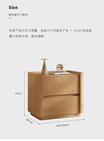 Modern Bedside Table with Integrated Storage