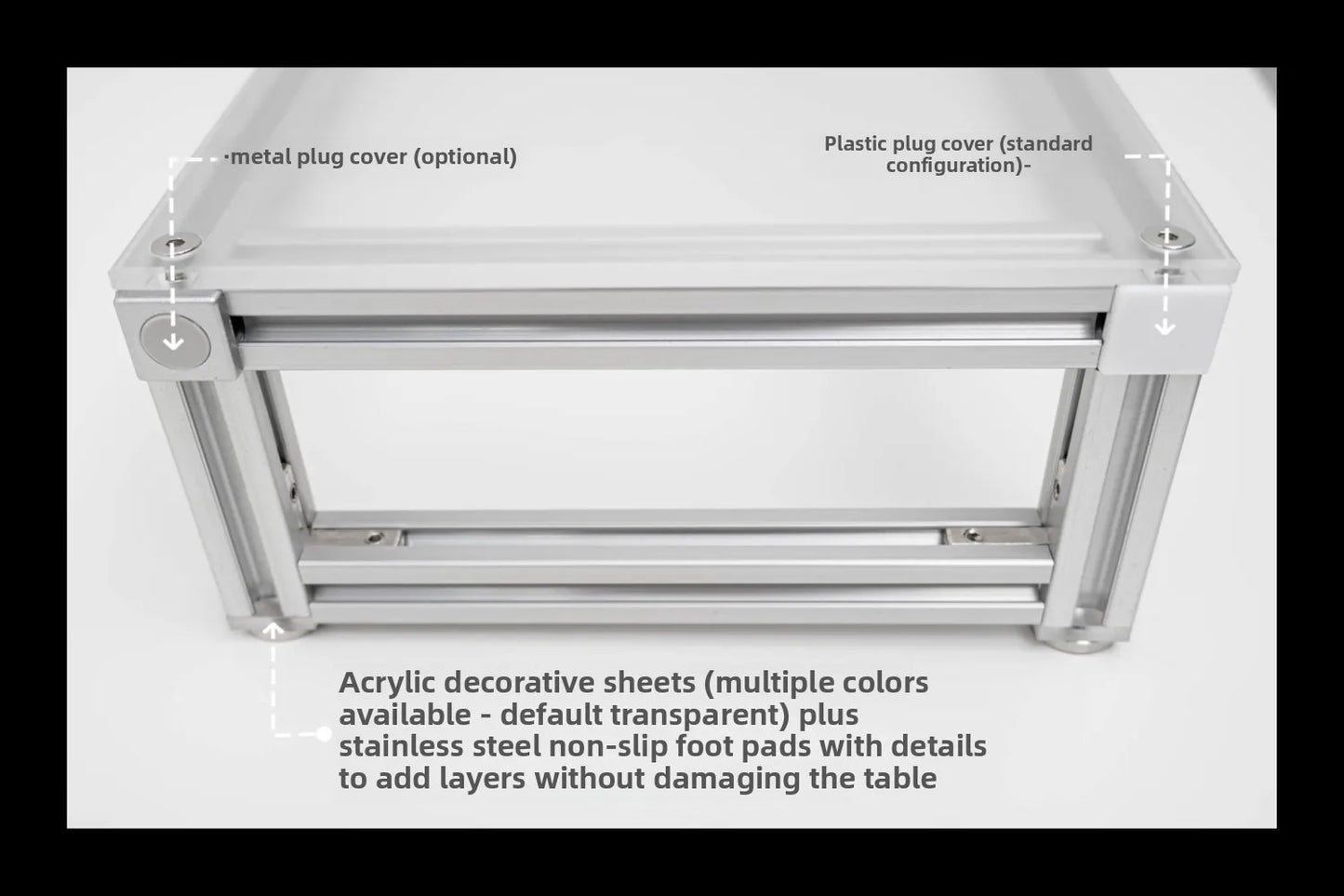 Aluminum Modular Monitor Stand