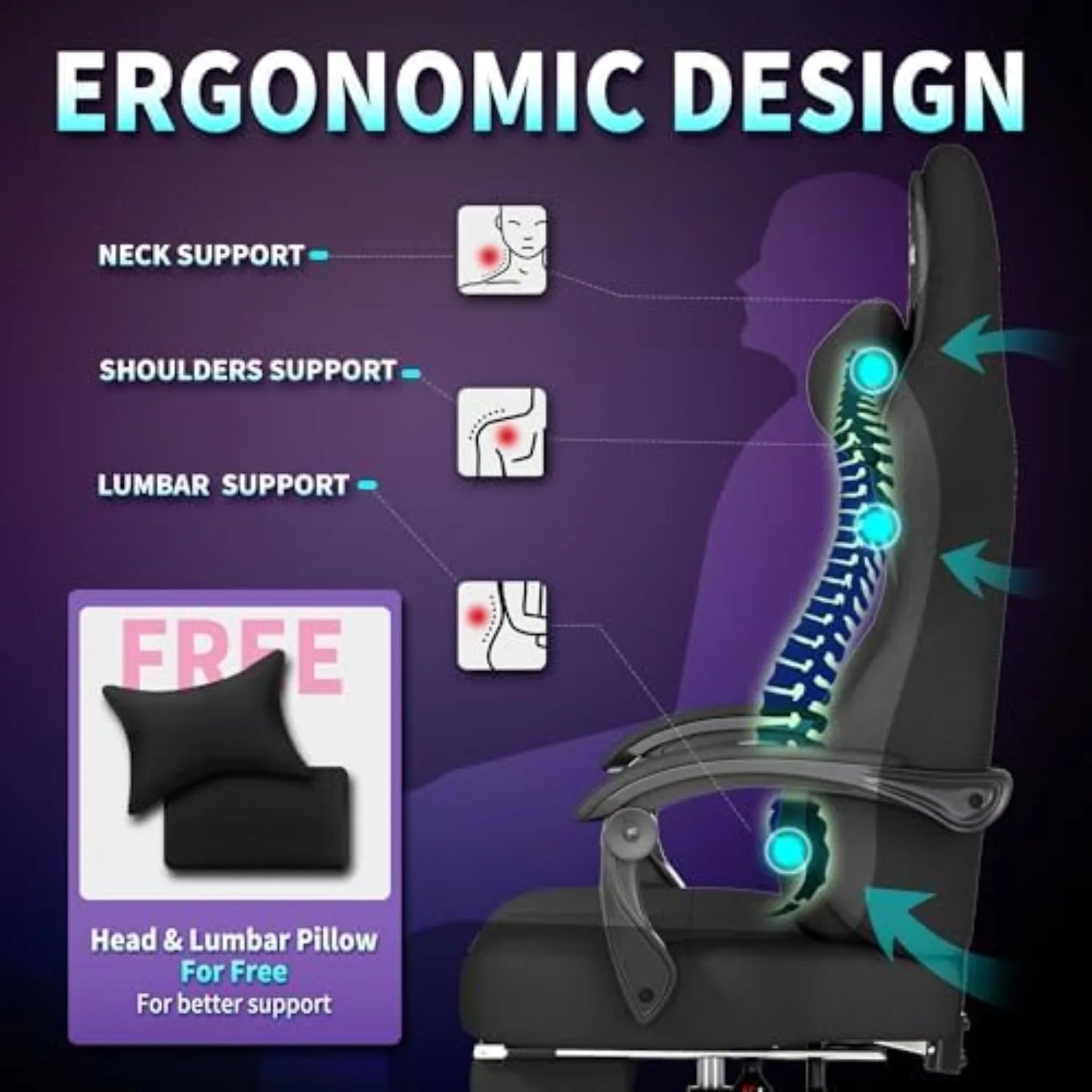 Dunmore Big and Tall Gaming Chair