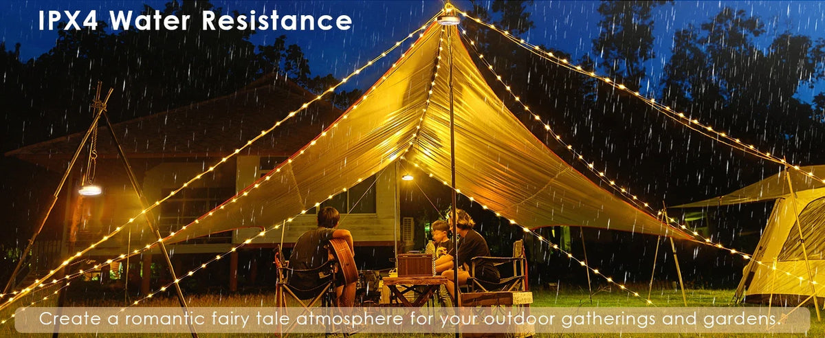 2-in-1 Rechargeable Camping Lantern & Reel Light