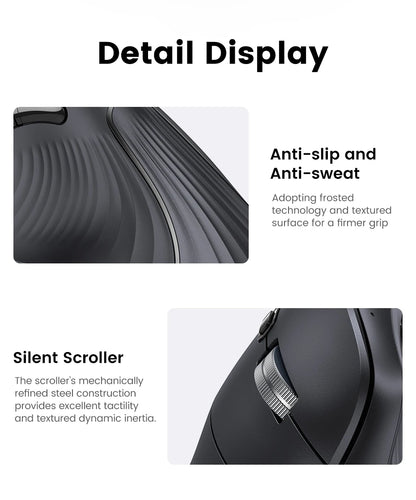 Vertical Ergonomic Wireless Mouse