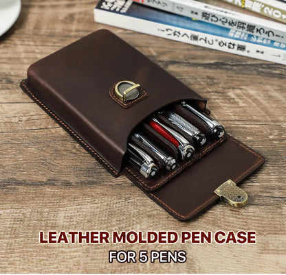 Handmade Cowhide Pen Case