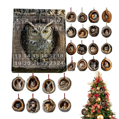 Cat Countdown Advent Ornament Calendar
