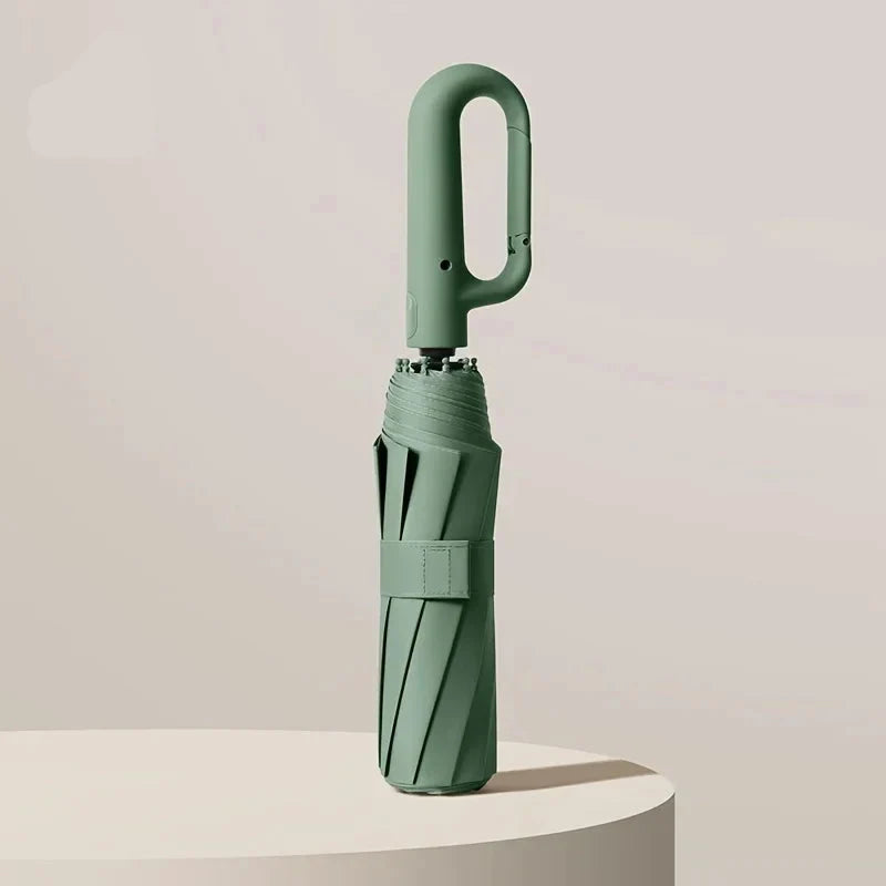 Windproof Folding Umbrella, Large Grip Handle