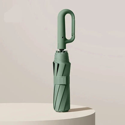 Windproof Folding Umbrella, Large Grip Handle