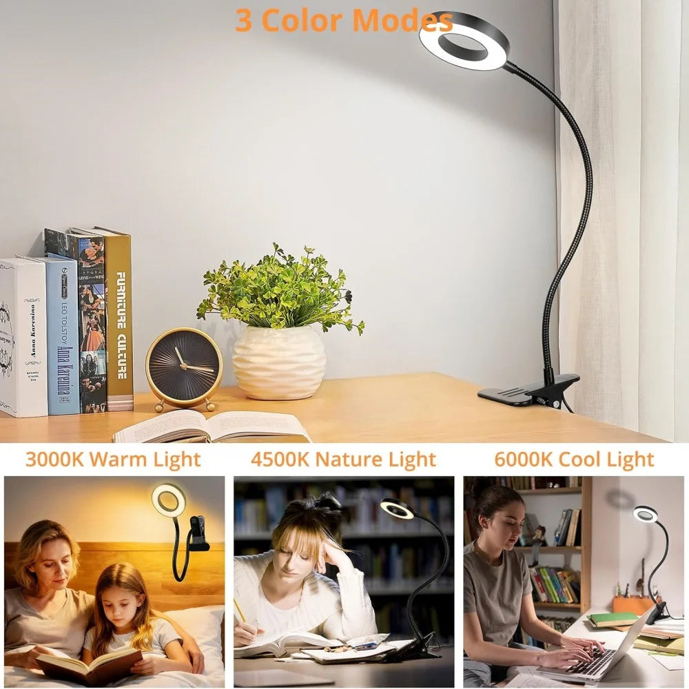 Ring Clamp LED Desk Lamp