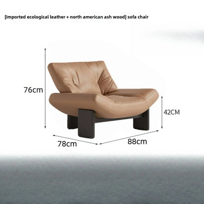 Ergove Italian Leather Leisure Chair
