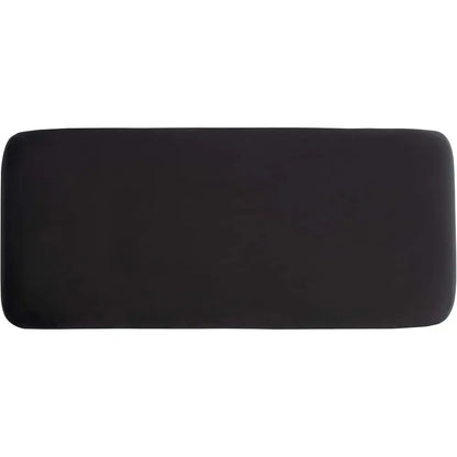 Shearling-Style Wood Bench