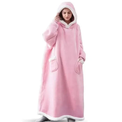 Oversized Fleece Blanket Hoodie