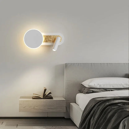 HaloBeam Dual LED Nordic Wall Light