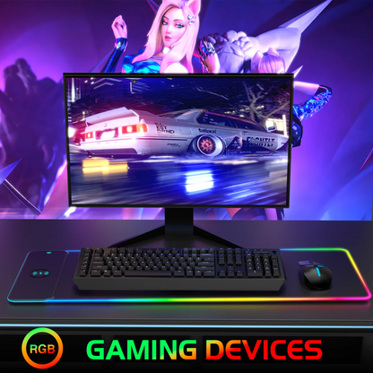 NeonCharge RGB Wireless Mouse Pad