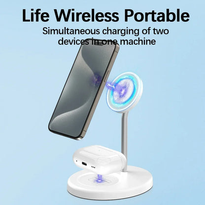 MagStand Duo Magnetic Wireless Charging Station