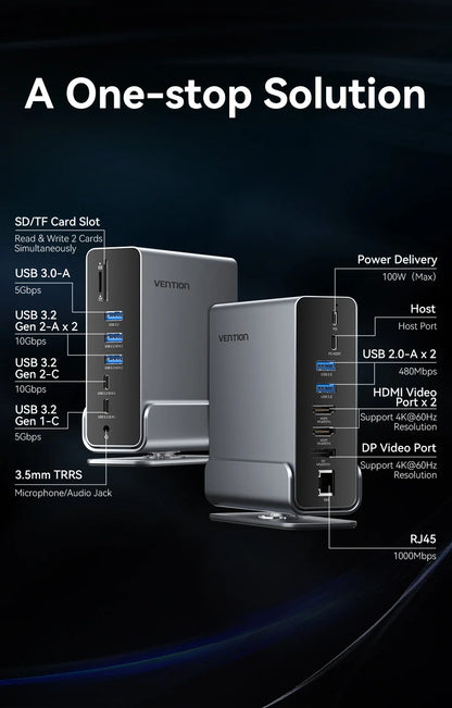 Vention 15-in-1 Docking Station