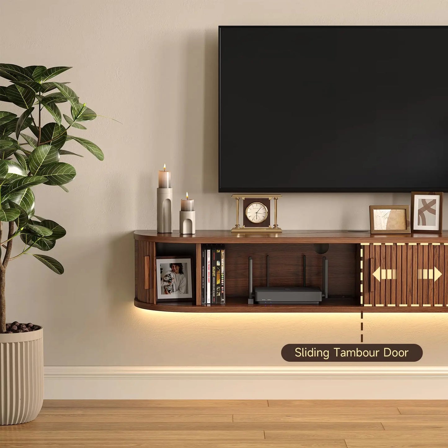 Aldric Floating Media Console