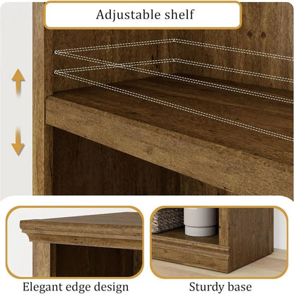 Tall Oak Bookcase