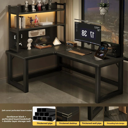 Integrated Bookshelf Writing Desk
