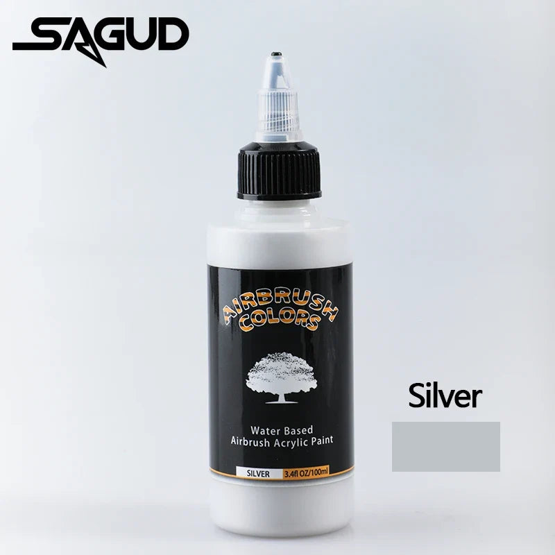 8-Color Airbrush Paint Set