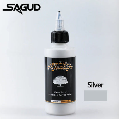 8-Color Airbrush Paint Set