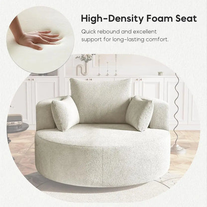Averly Wide Swivel Barrel Chair