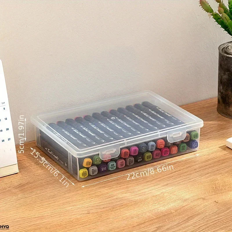 Clear Plastic Pencil Case Organizer