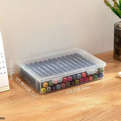 Clear Plastic Pencil Case Organizer
