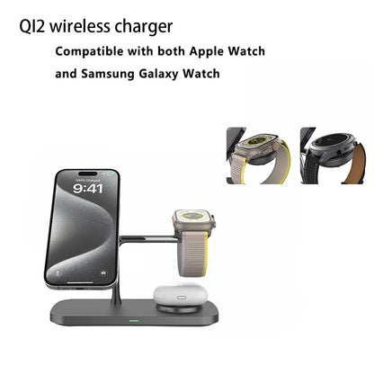 MagGlow Elite 3-in-1 Magnetic Wireless Charging Station