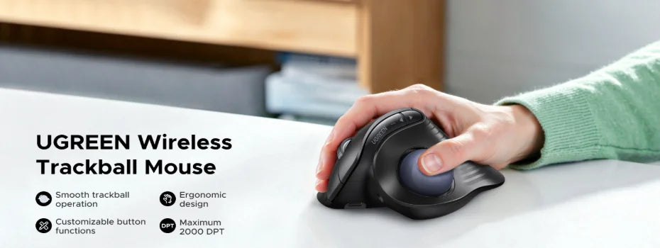 Vertical Ergonomic Wireless Mouse