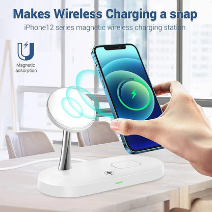 MagGlow Elite 3-in-1 Magnetic Wireless Charging Station