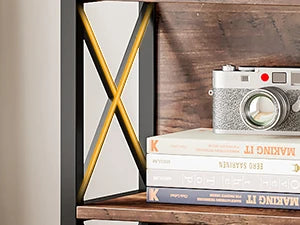 Ironwood 6-Tier Industrial Bookcase