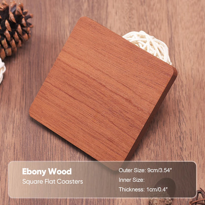 Solid Wood Round Coaster