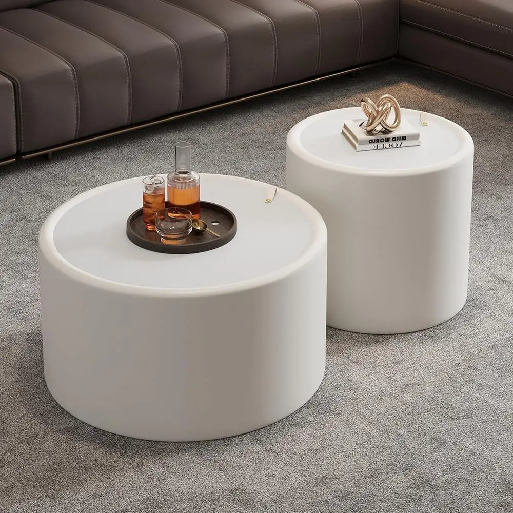 Solace Glass-Top Storage Table