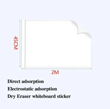 StaticBoard Reusable Whiteboard Film