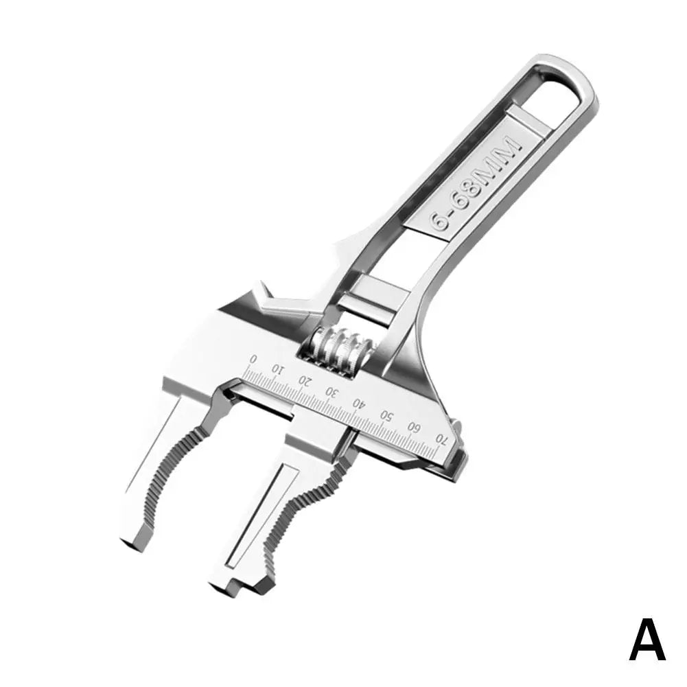 Adjustable Pipe Wrench & Nut Key Set