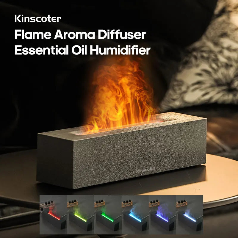 Flame LED Aroma Diffuser Humidifier