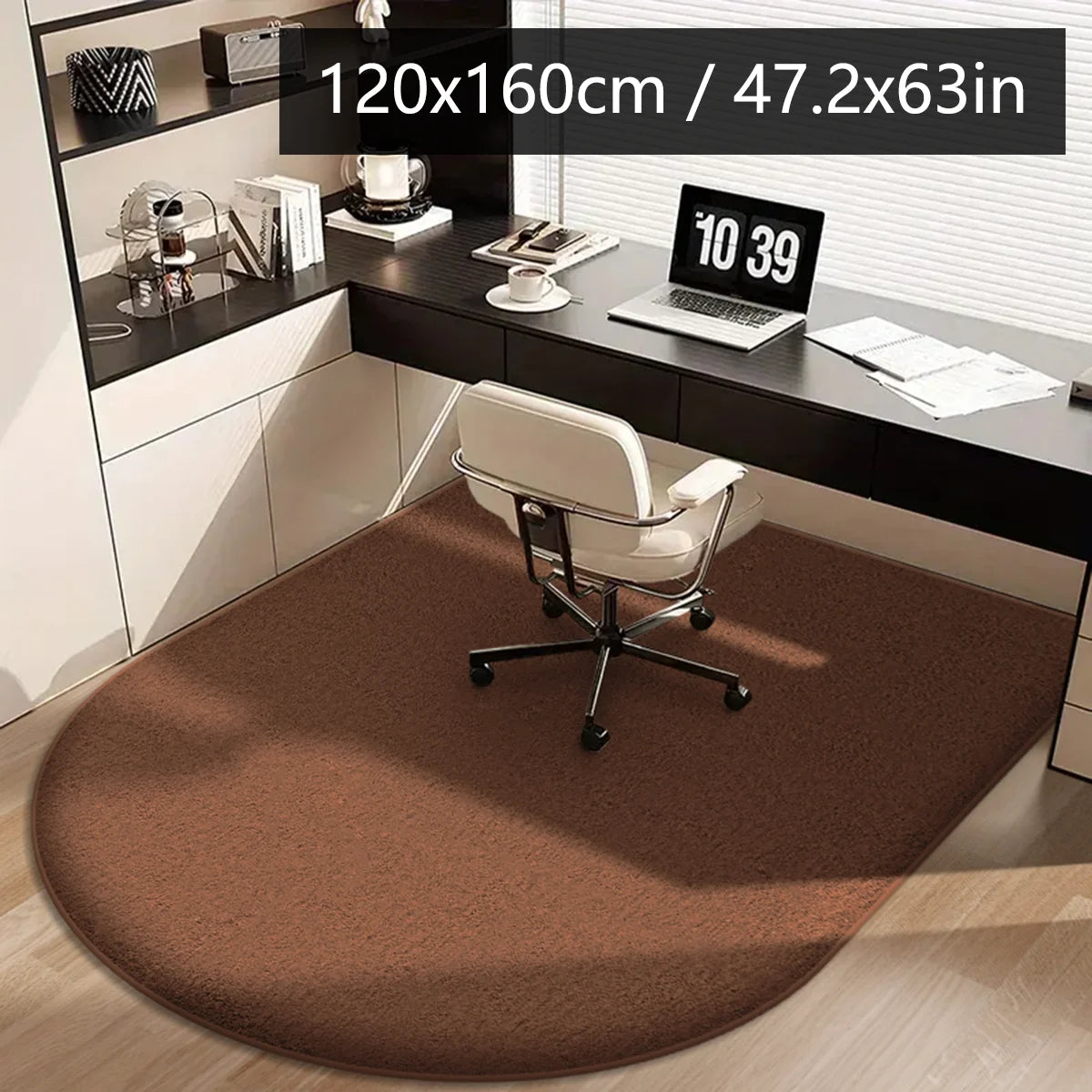 SolidDesk Flannel Chair Floor Mat
