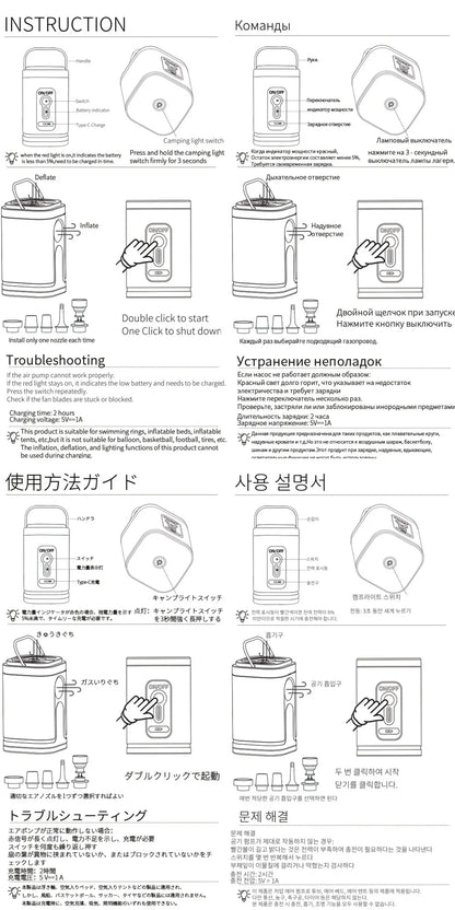 VacuTravel Bags with Electric Pump