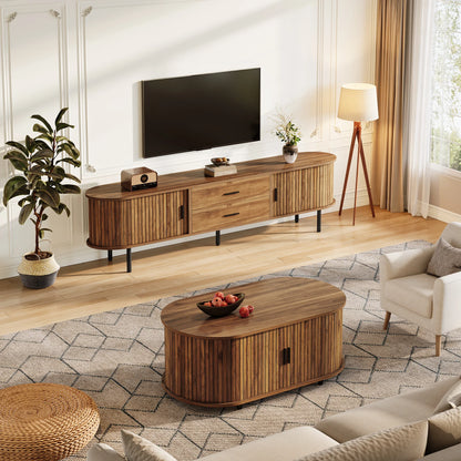 Fenmore Fluted TV Console