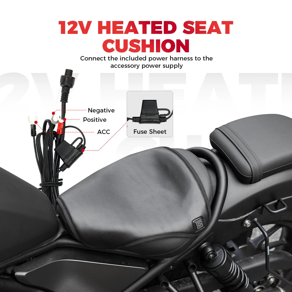 Heated Motorcycle Seat Cushion