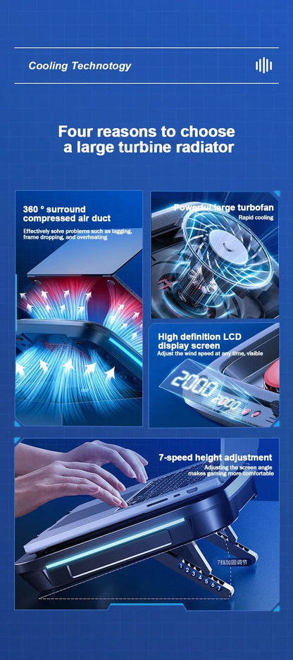 Adjustable Laptop Cooling Pad